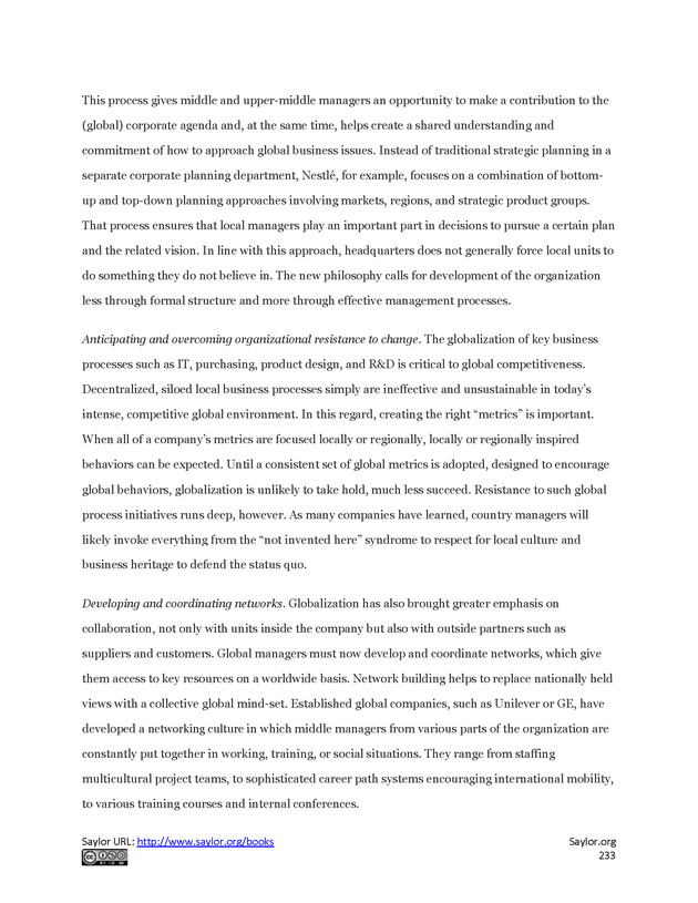 Fundamentals of Global Strategy - Page 233
